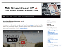 Tablet Screenshot of circumcisionandhiv.com